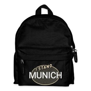 I stand for Munich - Kids' Backpack - black - Front