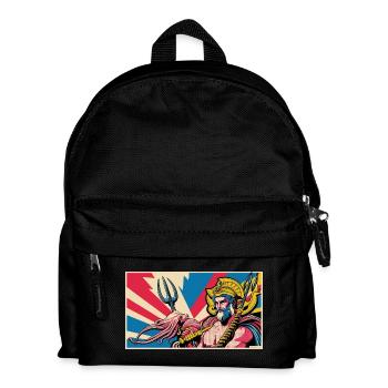 nVx Poseidon 1 - Kinder Rucksack - Schwarz - Vorne