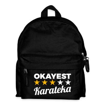 Karatéka moyen - Sac à dos Enfant - noir - Devant