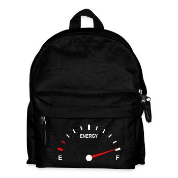 Vibrant Fuel Gauge Abstract Design - Kids' Backpack - black - Front