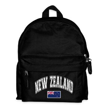 Drapeau de la Nouvelle-Zélande - Sac à dos Enfant - noir - Devant