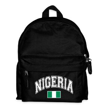 Nigeria flag - Kids' Backpack - black - Front