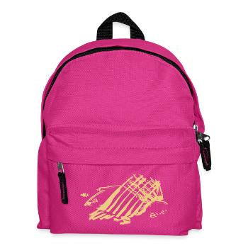 Abstract - Kids' Backpack - fuchsia - Front