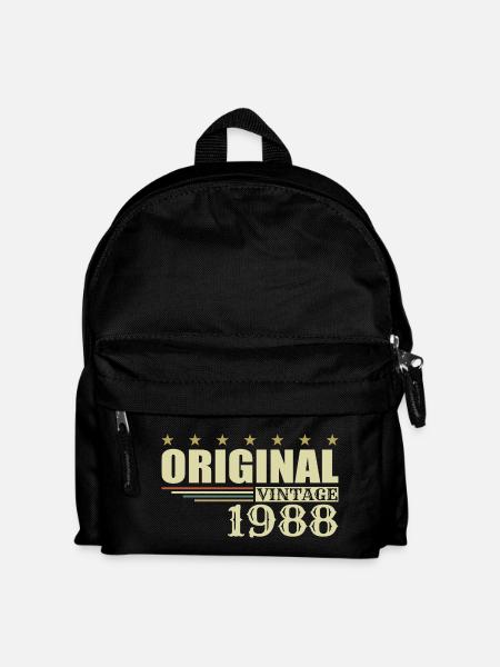 1988 Geburtstag 1988 - Kinder Rucksack - Schwarz