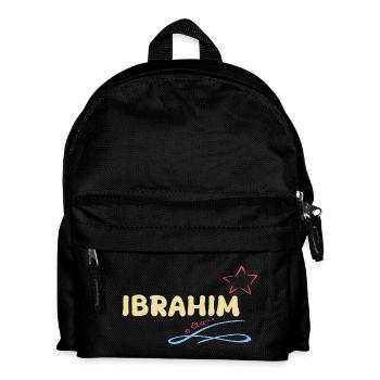 Cadeau Ibrahim - Sac à dos Enfant - noir - Devant
