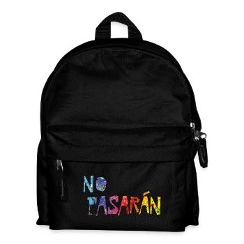 no pasaran - Kinder Rucksack - Schwarz - Vorne