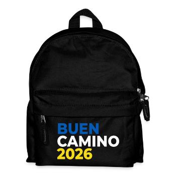 Buen Camino 2026 | Way of St. James, Pilgrims, Santiago - Kids' Backpack - black - Front