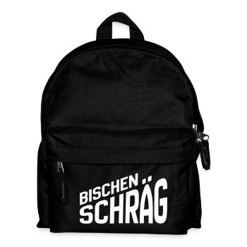 A bit weird - statement for crazy guys - Kids' Backpack - black - Front