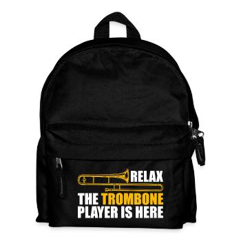 Relax Trombone Trombone Player Trombonist - Kids' Backpack - black - Front