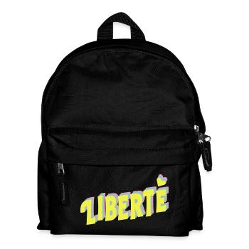LIBERTÉ Pop Typography - Kids' Backpack - black - Front
