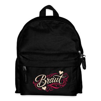 Chemise de mariée Enterrement de vie de garçon femmes Chemise de fête de jeune fille - Sac à dos Enfant - noir - Devant