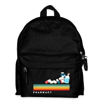 Technicien en pharmacie rétro - Sac à dos Enfant - noir - Devant