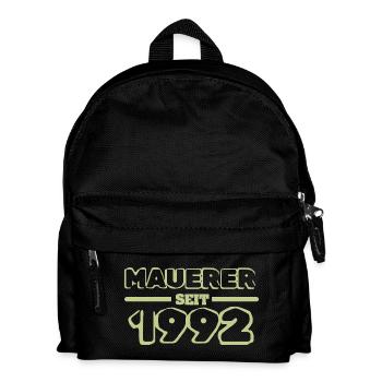 1992 - Kinder Rucksack - Schwarz - Vorne