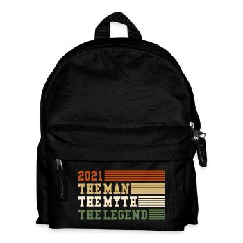 2021 The Man Myth Legend 2021 | Vintage!! - Kinder Rucksack - Schwarz - Vorne