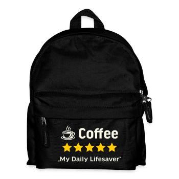 Café 5 étoiles – Mon sauveur quotidien - Sac à dos Enfant - noir - Devant