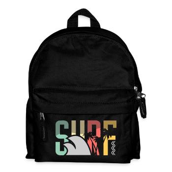 Surf Surfen Surfer - Sac à dos Enfant - noir - Devant
