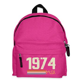 Mai 1974 - Kinder Rucksack - Fuchsia - Vorne
