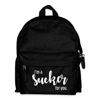 Sucker for You Script - Kids' Backpack - black - Front