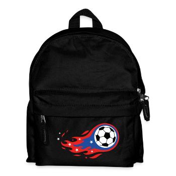 Football Soccer USA Fireball Comet Fan Shirt - Kids' Backpack - black - Front