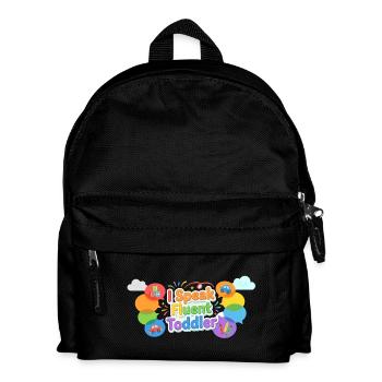 Je parle couramment tout-petit - Sac à dos Enfant - noir - Devant