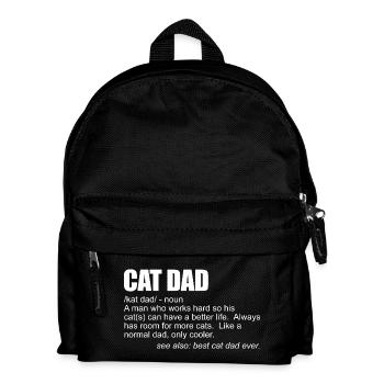 Définition de Cat Dad Cat Dad pour hommes D - Sac à dos Enfant - noir - Devant