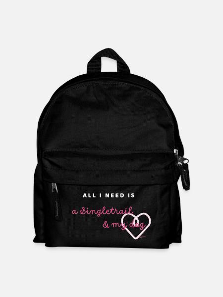 All I Need - bright - Kids' Backpack - black