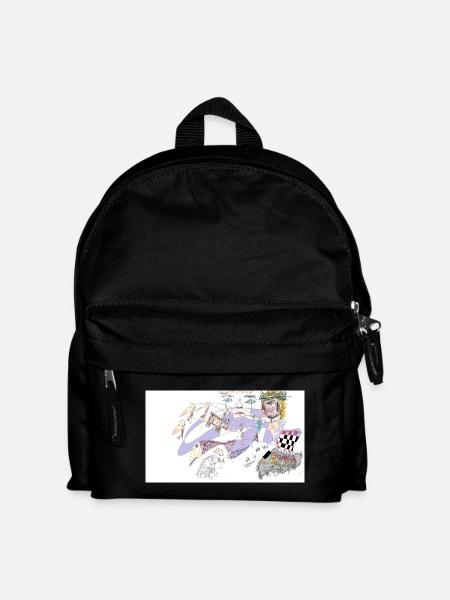 Daydreaming about Birds - Kids' Backpack - black