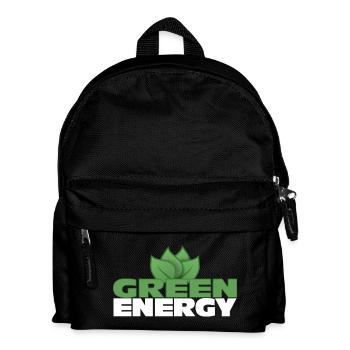 Énergie verte - Avenir durable - Sac à dos Enfant - noir - Devant