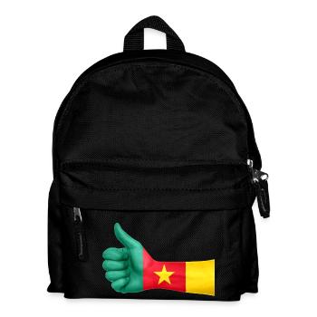 KAMERUN DAUMEN T-SHIRT - Kinder Rucksack - Schwarz - Vorne