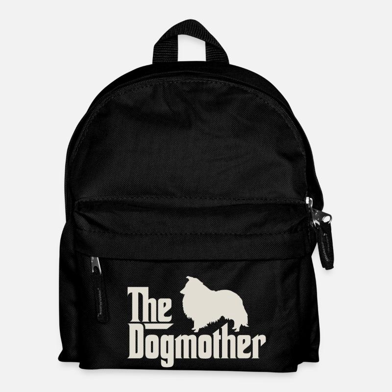 Le Dogmother - Shetland, Sheltie - Sac à dos Enfant - noir