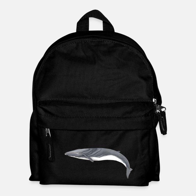 rorquals - rorqual - rorqual commun - Sac à dos Enfant - noir