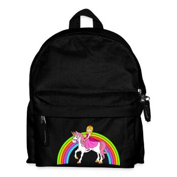 licorne - Sac à dos Enfant - noir - Devant
