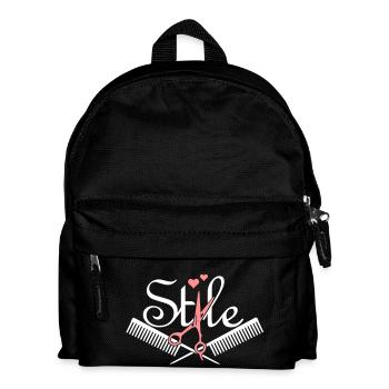 Style vom Frisör / hair style (2c) - Kids' Backpack - black - Front