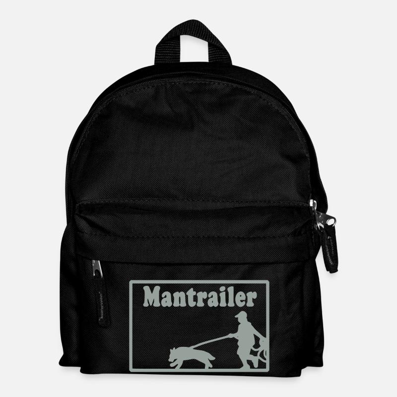 mantrailer_motiv - Kinder Rucksack - Schwarz