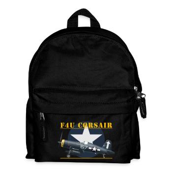 F4U Hedrick shirt design - Sac à dos Enfant - noir - Devant