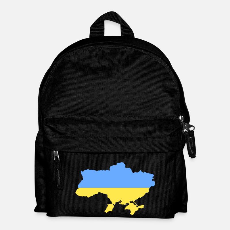 ukraine - Kinder Rucksack - Schwarz