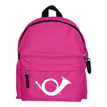 Corne de chasse blanc - Sac à dos Enfant - fuchsia - Devant