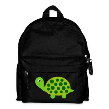 Tortue Tortues - Sac à dos Enfant - noir - Devant