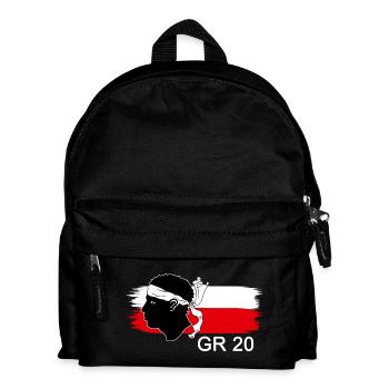 GR 20 hiking Corsica trek hiking - Kids' Backpack - black - Front