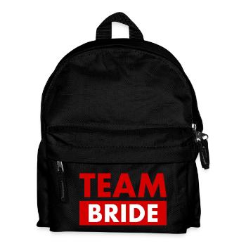 Team bride - Kids' Backpack - black - Front
