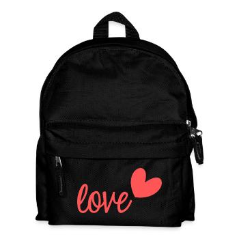 LOVE. MA CHERIE. MON CHERI. CHERI. I LOVE YOU - Sac à dos Enfant - noir - Devant