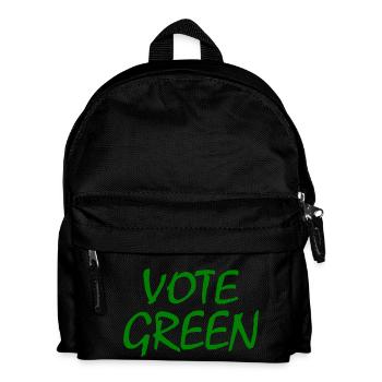 Vote green - Sac à dos Enfant - noir - Devant