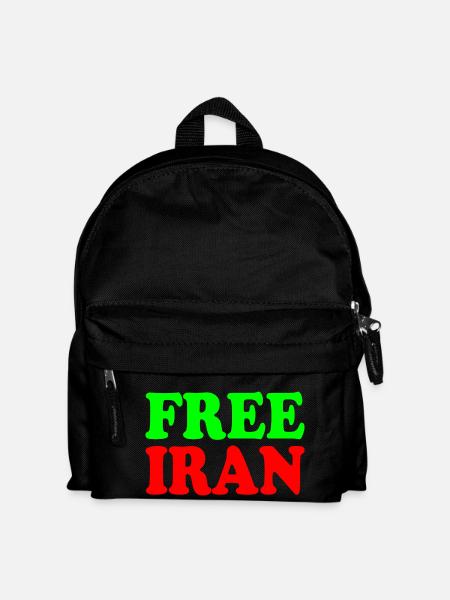Free iran - Kinder Rucksack - Schwarz