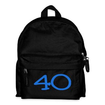 40. 40 ANS. 40e ANNIVERSAIRE. ANNIVERSAIRE 40 ANS. - Sac à dos Enfant - noir - Devant