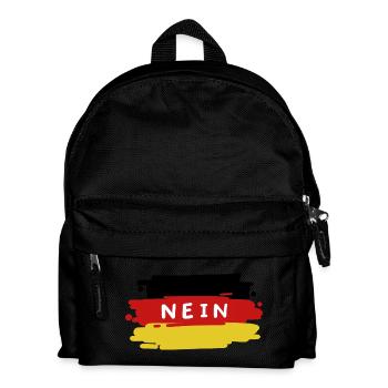 Deutschland Deutsche Flagge - Kinder Rucksack - Schwarz - Vorne