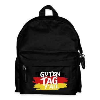 Deutschland Deutsche Flagge - Kinder Rucksack - Schwarz - Vorne