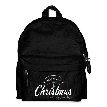 Merry Christmas and Happy Holidays - Kids' Backpack - black - Front