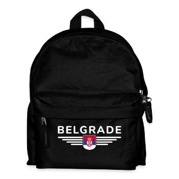 Belgrade T-Shirt – For fans of the capital - Kids' Backpack - black - Front