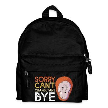 Orang-outan - Sac à dos Enfant - noir - Devant