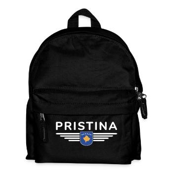 Pristina Kosovo Fan T-Shirt Design - Sac à dos Enfant - noir - Devant